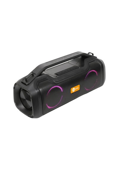 Lecoo DS153 Bluetooth 5.0 80W IPX5 Su Geçirmez RGB TWS Taşınabilir Hoparlör Siyah