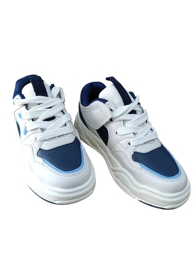Cool Jacop Flt Çocuk Bağcıklı Sneaker Spor Beyaz - Lacivert Beyaz - Lacivert