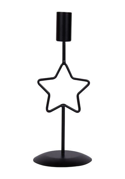Touch Me Metal Yıldız Şamdan 8.5 8.5 21.5 Cm 4 Adet Renkli