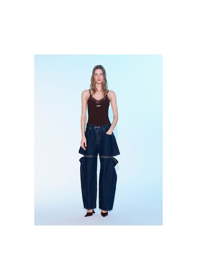 Sagaza Studio Ss6003 Likralı Body Kahverengi