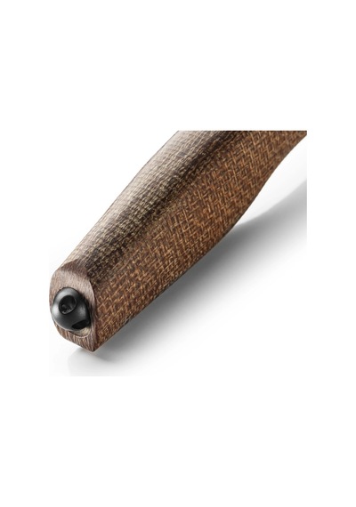 Lionsteel Acha Natural Burlap Black Blade Kamp Bıçak Kahverengi