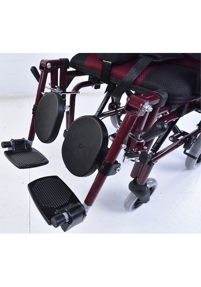 K-080 Spastik Çocuk Tekerlekli Sandalye Recline Sırtlık Refakatçi Frenli