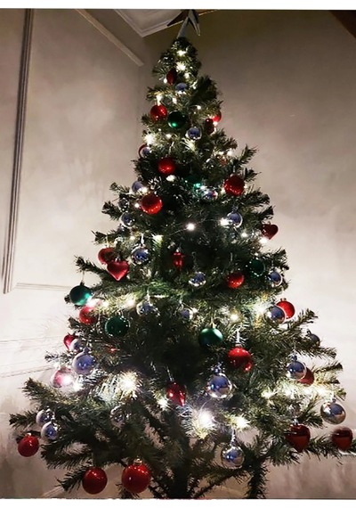 Ers 12 Adet Parlak Kırmızı 3 Cm Mini Yılbaşı Topu, Noel Çam Ağacı Topu, Süs Topu Diğer
