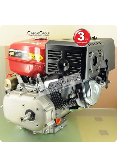 Goldmoto Gm440E Benzinli Motor 15 Hp Marşlı Krank Mili Kamalı