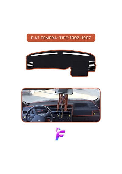 Fıat Tempra 1992-1997 Araca Özel Torpido Örtüsü Ön Göğüs Kılıfı Oto Aksesuar Tb52 Kahverengi