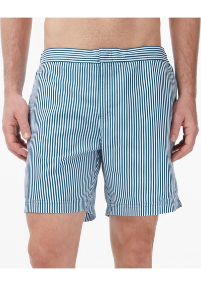 Nautica Erkek Yeşil Regular Fit Çizgili Deniz Şortuçizgilit65516t