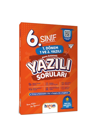 Hocam Anlatır 6. Sınıf Konu Anlatımlı Yazılı Provaları Tamamı Video Destekli-hediye Planlama Kitapçığı-169889