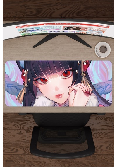 Yun Jin Genshin Impact Anime Oyuncu V5 - 70x30 Xl Gaming Mouse Pad Fare Altlığı