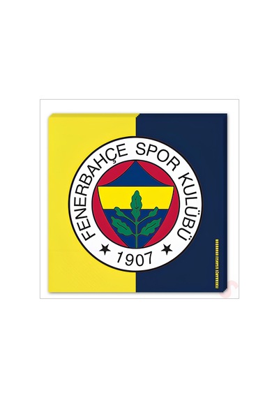 Fenerbahçe Peçete, 33cm X 33cm - 16 Adet