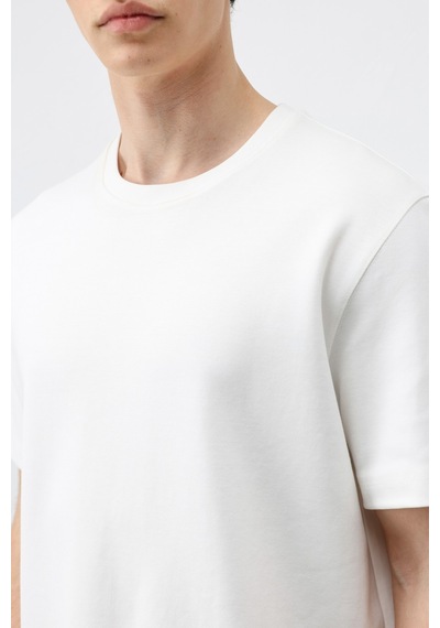 Antioch Regular Fit Basic Erkek T-shirt Ekru