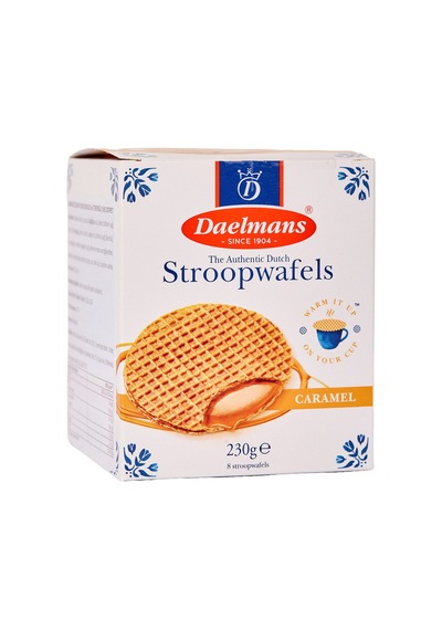 Daelmans Stroopwafels Karamel Şurup Dolgulu Gofret 230 G - 6 Adet Tarı
