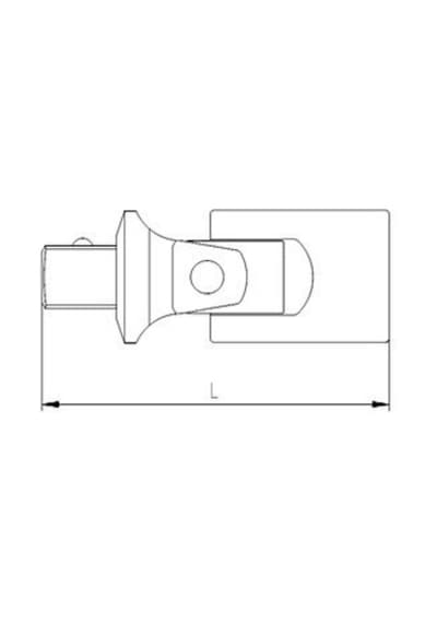İzeltaş 1507060038 1/4'' Mafsal 38 Mm