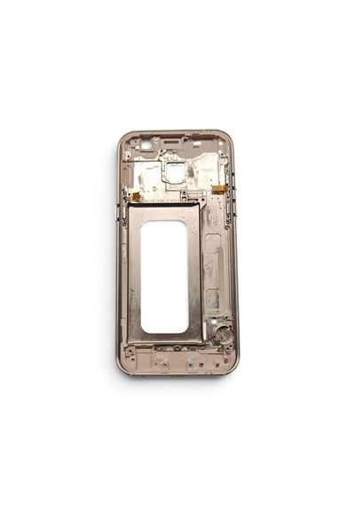 A320 Orta Kasa Galaxy A3 2017 Uyumlu Gold Renk Metal Orta Kasa Çerçeve Ve Ses Açma On Off Plastik Tuş Bordu
