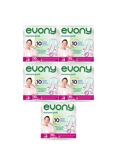 Evony Günlük Mesane Pedi Yoğun 50 Adet (5Pk*10)