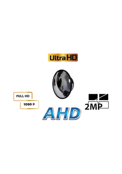 2 Mp 1080p Ayna Görünümlü Ultra HD AHD Kayıt Cihazı Kamerası