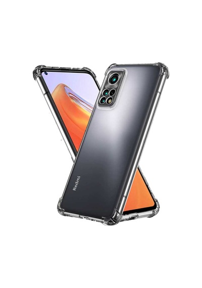 Xiaomi Redmi Note 11S Global Kamera Korumalı Airbag Şeffaf Antishock Köşe Korumalı Antishock Silikon Kılıf