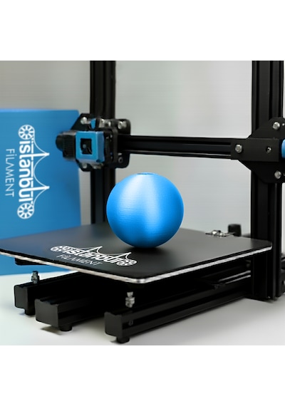 3d Baskı Pla Silk+ Mavi Parlak Filament 1 Kg Ø 1,75mm 0,05 Mm 1.75mm