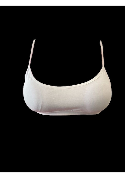 Underwear Bodyway 3'lü İp Askılı Petli Kadın Büstiyer Beyaz - Ten Rengi - Gri