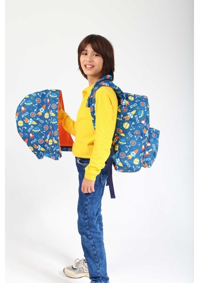 Kaukko Kids Sırt Çantası Evolution Space L5182 Lacivert