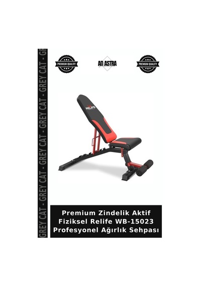 Premium Zindelik Aktif Fiziksel Relife Wb-15023 Profesyonel Ağırlık Sehpası