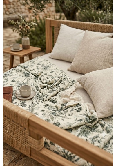 Cotton Collection Tek Kişilik Pike Rose Garden 160x230 Çok Renkli