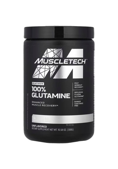 Muscletech Platinum 100% Glutamine 300 Gr