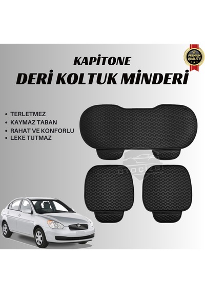 Hyundai Era Uyumlu Deri Kapitone Koltuk Minderi Koruma Kılıfı 3 Lü Set Henüz Yorum Yazılmamış.