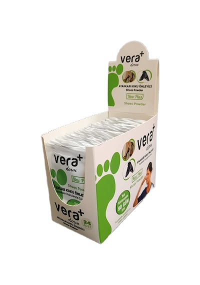 Vera Derm Ayak ve Ayakkabı Koku Önleyici Toz Standlı 24 x 10 G