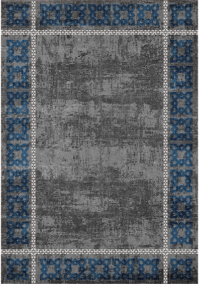 Eliana Home Dijital Baskı Yıkanabilir Kaymaz Taban Salon Halısı Ve Yolluk Rvg0821-fnl31 Mavi