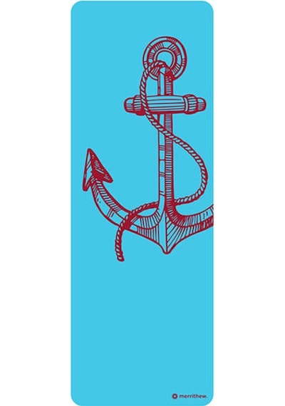 Merrithew Health & Fitness  Mat - Pilates & Yoga  Mat. Anchor Blue