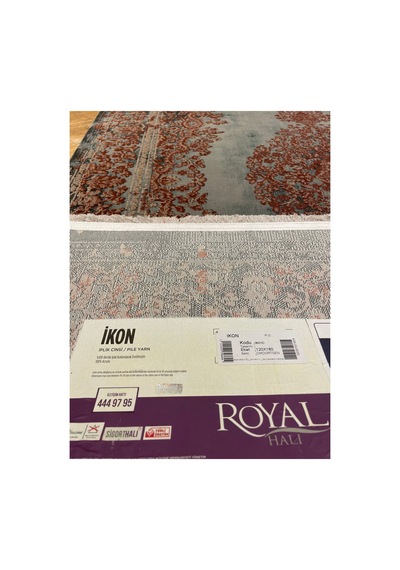 Ikon Ik01d Antrasit-gül Kurusu Halı Gri