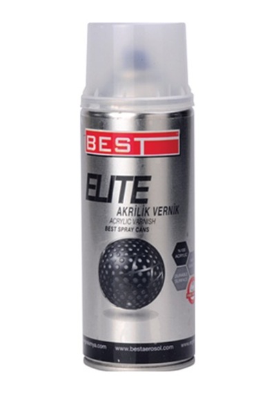 Best Elite Akrilik Sprey Vernik 400 ML Tüm Yüzeyler