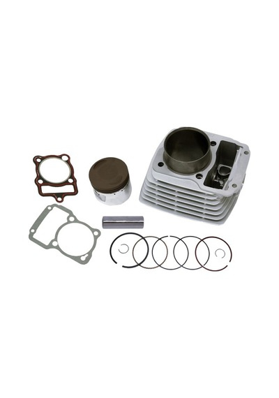 Motosiklet Silindir Komple Cg 200 63,5 Mm 15 P 76 Yüks. Gri