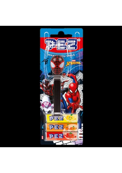 Pez Dispenser Marvel Miles Morales Meyve Aromalı Şekerleme Makinesi Ve Şekerleme Yedekleri