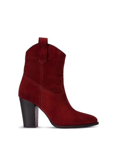 Deery Hakiki Süet Bordo Kadın Bot Bordo (539861904) Bordo