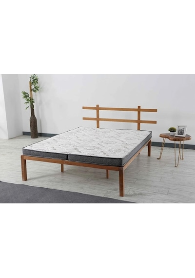 Sitehome Divan Hemnes Uyumlu Katlanır Ortopedik Bamboo Fonksiyonel 10cm Sünger Yatak