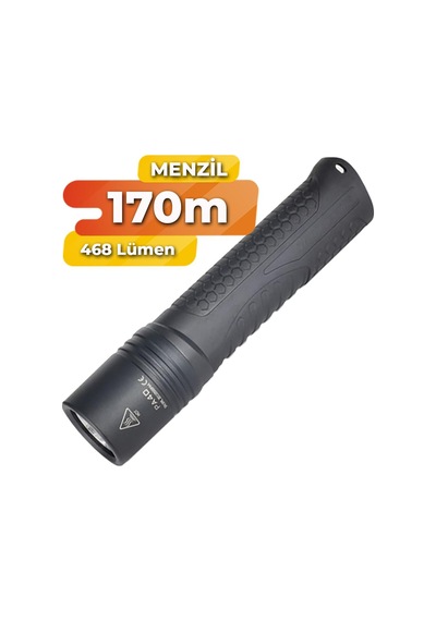 JETBeam PA40 468 Lümen LED El Feneri Siyah