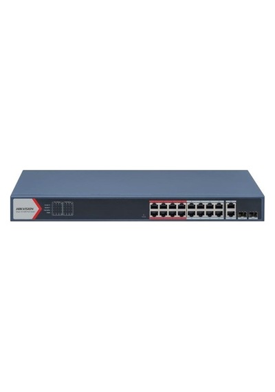 Hıkvısıon 16port Poe 230w 2-sfp 10/100 Yönetilebilir Switch Ds-3e1318p-eı