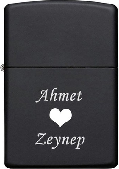 Tusah Zippo Modeli Benzinli Cakmak Kişiye Özel