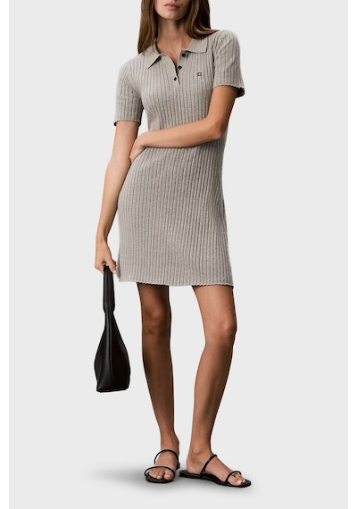 Calvin Klein % 100 Pamuk Fitilli Düğmeli Polo Yaka Mini Elbise Lv047g301gp7a Bayan Elbise Lv047g301g P7a Gri Melanj Calvin Klein % 100 Pamuk Fitilli Düğmeli Polo Yaka Mini Elbise Lv047g301gp7a Bayan Elbise Lv047g301g P7a Gri Melanj