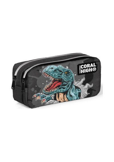 Coral High Erkek Çocuk Dinazor İlkokul Çantası ve Kalem Çantası S