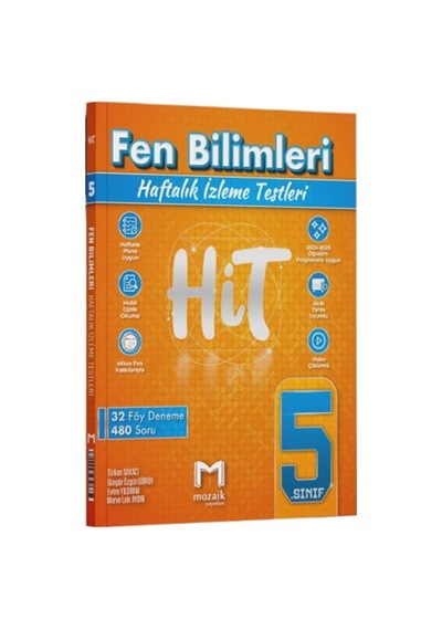 5. Sınıf Fen Bilimleri Hit 32 Deneme Mozaik Yayınları