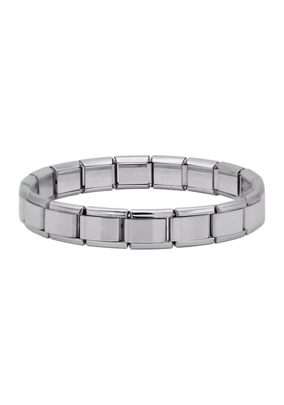 Çelik Kişiselleştirilebilir Italyan Charm Bileklik - Paslanmaz Çelik Silver