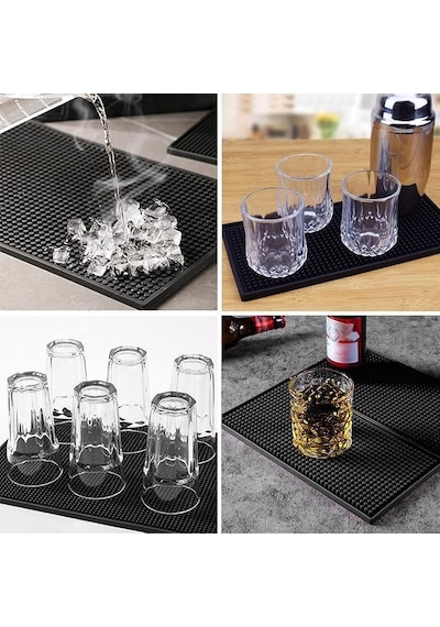 Vodinox Cafe Bar Barista Ekipmanları Kurutma Kaymaz Bar Mat Silikon 15 X 30 Cm Diğer