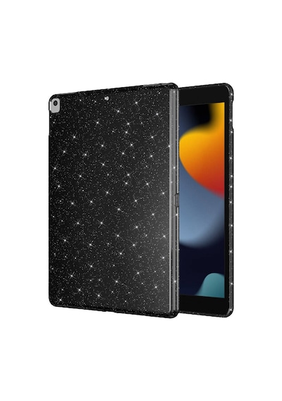Xemu Apple Uyumlu iPad 10.2 8 Nesil Simli Parlak Görünümlü Tablet Koton Kılıf-p Tablet Kılıfı