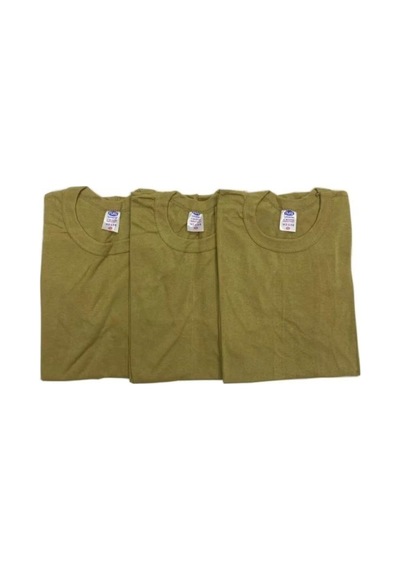 Flaş Erkek Haki 3'lü Asker Fanilası Haki M Olive Green