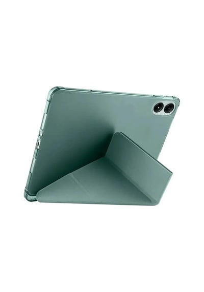 Jenerik Xiaomi Redmi Pad Se 4g Kılıf Kalemlikli Mars Tablet Kılıfı - Koyu Yeşil