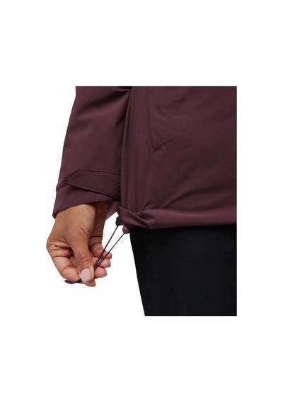 Jack Wolfskın Jack Wolfskin Rotwand 3in1 Kadın Mor Outdoor Ceketi I0116 Mürdüm