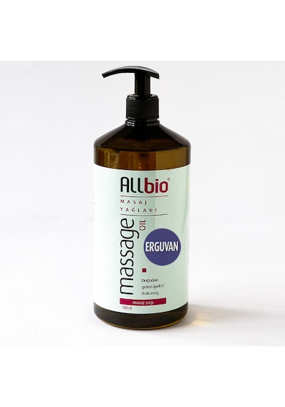 Allbio Masaj Yağı Erguvan 1 L