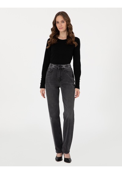 Pierre Cardin Kadın Siyah Kazak /triko 50310735-vr046 Siyah